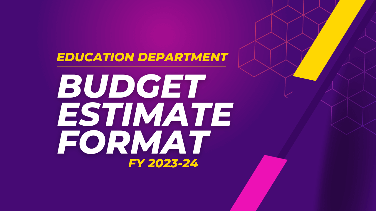 Budget Estimate Format Thumbnail 