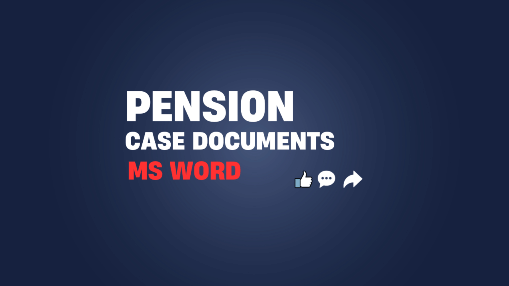 Pension Case Documents Thumbnail